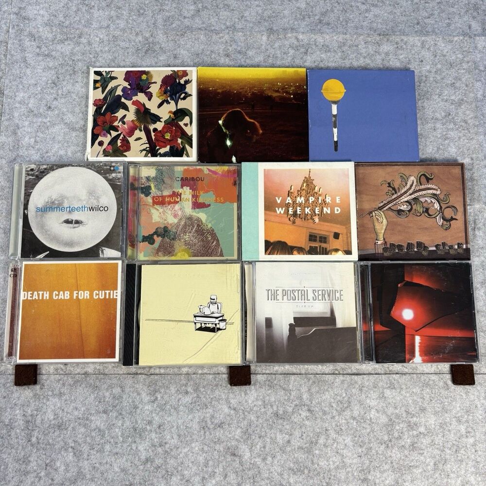 Alternative Electronica Indie Album CD Lot Of 11 Postal Service Death Cab Wilco